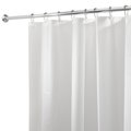 B & K iDesign 72 in. H X 72 in. W White Solid Shower Curtain Liner PEVA 12054
